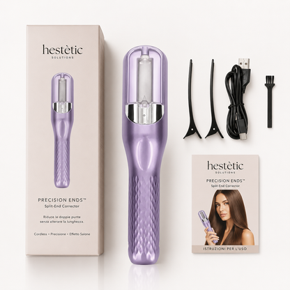 Hestétic-Precision Ends™| Correttore Professionale per Doppie Punte Senza Tagliare la Lunghezza