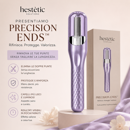 Hestétic-Precision Ends™| Correttore Professionale per Doppie Punte Senza Tagliare la Lunghezza