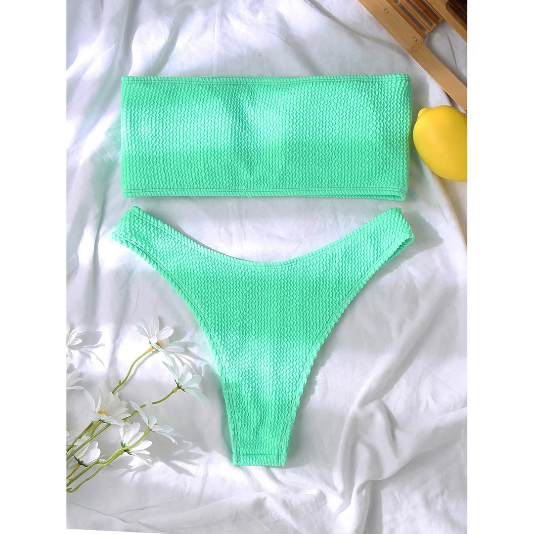 Hestètic - Bikini Bandeau Sabbia Elegance
