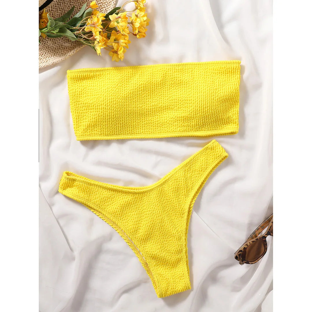 Hestètic - Bikini Bandeau Sabbia Elegance